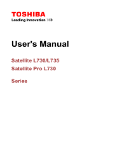 Toshiba L730 (PSK08C-02K00T) User guide