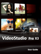Corel VideoStudio Pro X3 Owner's manual