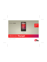 Motorola Triumph Virgin Mobile User manual