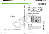 Canon PowerShot A70 User manual