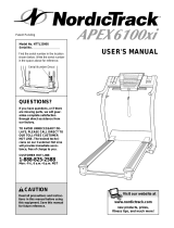 NordicTrack Apex 6100xi User manual