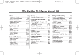 Cadillac ELR Owner's manual