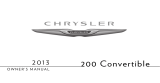 Chrysler 2013 200 Owner's manual