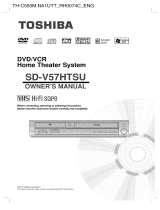 Toshiba SD-V57HTSU Owner's manual