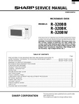 Sharp R-320BW Owner's manual