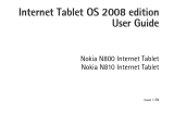 Nokia N800 OS 2008 User guide