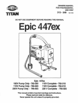 Titan Epic 447ex Owner's manual