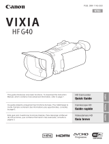 Canon Vixia HF-G40 User guide