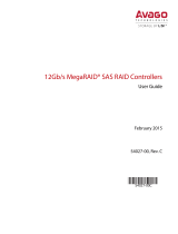 LSI 12Gb/s MegaRAID SAS RAID Controllers User guide