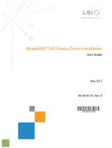 Broadcom MegaRAID SAS Device Driver User guide