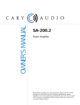 Cary Audio Design SA-200.2 User manual