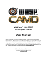 Cobra WASPcam 9906 CAMO User manual