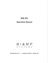 Biamp SEQ 301 M2-V User manual