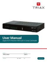 Triax C-209CX User manual