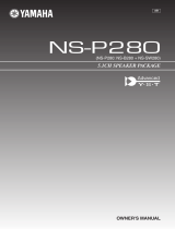 Yamaha NS-P280 Owner's manual