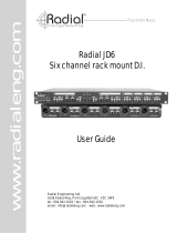 Radial Engin­eering JD6 Owner's manual