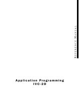 SICK Application Programming IVC-2D User manual