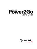 CyberLink power2go 6 0 Owner's manual