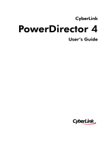CyberLink PowerDirector 4.0 User guide