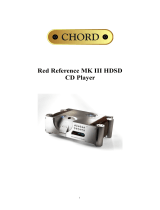Chord Red Reference Mk. III User manual
