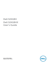 Dell S2418H/S2418HX User guide