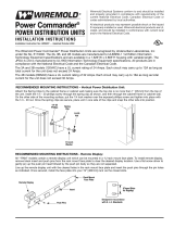 Legrand POWER COMMANDER Installation guide