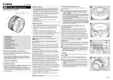 Canon EF-M 15-45mm f/3.5-6.3 IS STM User manual