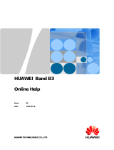 Huawei TalkBand B3 User guide