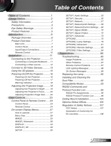 Optoma EH320UST User manual