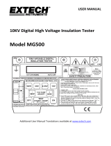 Extech Instruments MG500 User manual