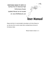 MoFiNetwork Advanced High Performance Router User manual