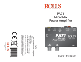 Rolls PA71 User manual