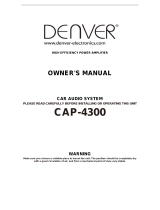 Denver CAP-4300 User manual