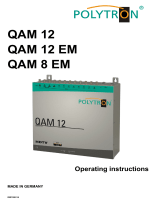 POLYTRON QAM 8 8 x DVB-S/S2 in DVB-C Operating instructions