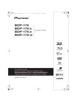 Pioneer BDP-170 User manual