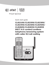AT&T CL82659 Quick start guide
