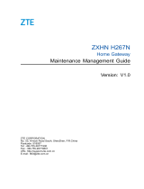 ZTE ZXHN H267N Cyta Owner's manual