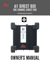dbx Di1 Owner's manual