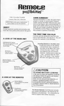 Hasbro Remote Possibilities Operating instructions