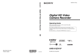 Sony HVR-V1E User manual