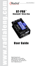 Radial Engineering BT-Pro Owner's manual