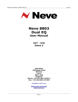 Neve 8803 User manual