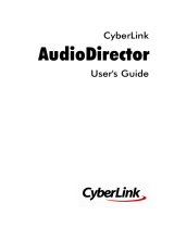 CyberLink AudioDirector Owner's manual