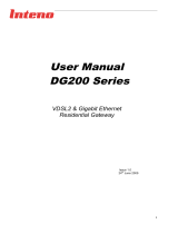 Inteno DG200 Series User manual