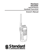 Standard Horizon hx255s Owner's manual