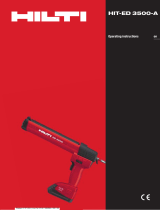Hilti HIT-ED 3500-A Operating instructions