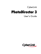 CyberLink PhotoDirector 3 User manual
