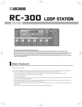 Boss RC300 Loop Station User manual