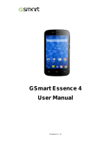 Gsmart Essence 4 Operating instructions