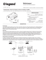 Legrand LIA-WEB Automation Series Scheduling Appliance Installation guide